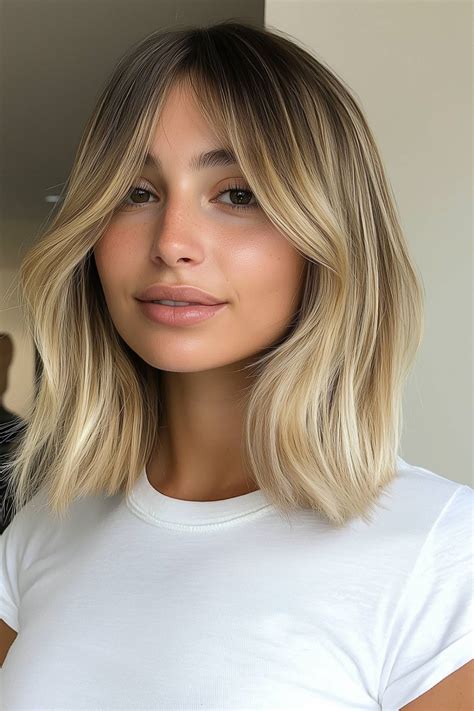 long bob with bangs